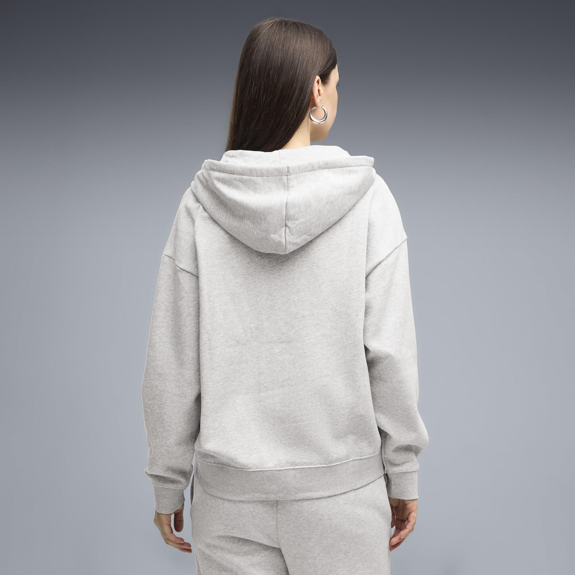 PUMA Damen ESS Small No. 1 Logo Comfort Hoodie mit durchgehendem Reißverschluss