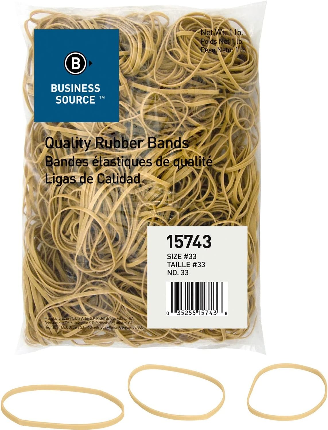 Quality Rubber Bands By Business Source BSN15737