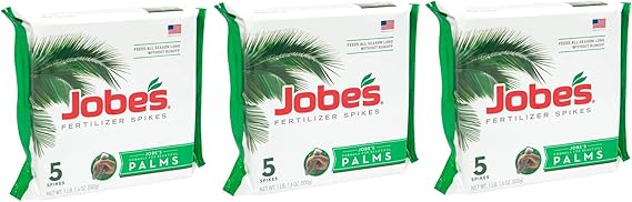 Jobe's Palm Tree Fertilizer Spikes 10-5-10 Time Release Fertilizer (5 spikes)