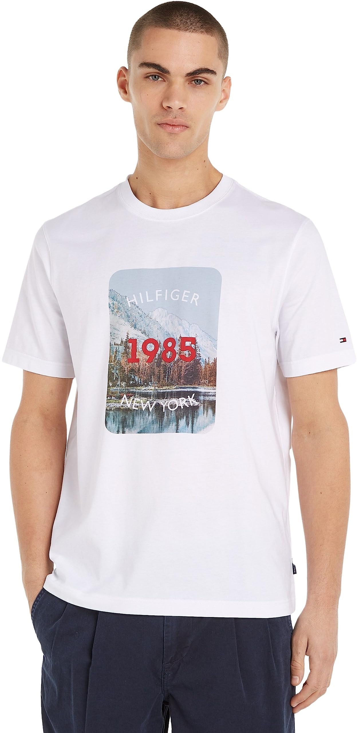 Tommy Hilfiger Camisetas de Manga Corta para Hombre