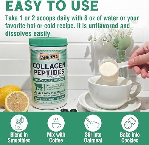 Miniatura 5 de Ajo inodoro, extracto extra fuerte 1001, corazón e inmunidad, defensa antioxidante, 180 cápsulas blandas y polvo de péptidos de colágeno bovino para