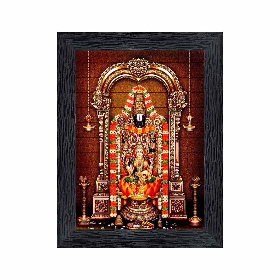 Buy pnf Tirupati Balaji Lord Venkateswara Religious Wood Photo Frames