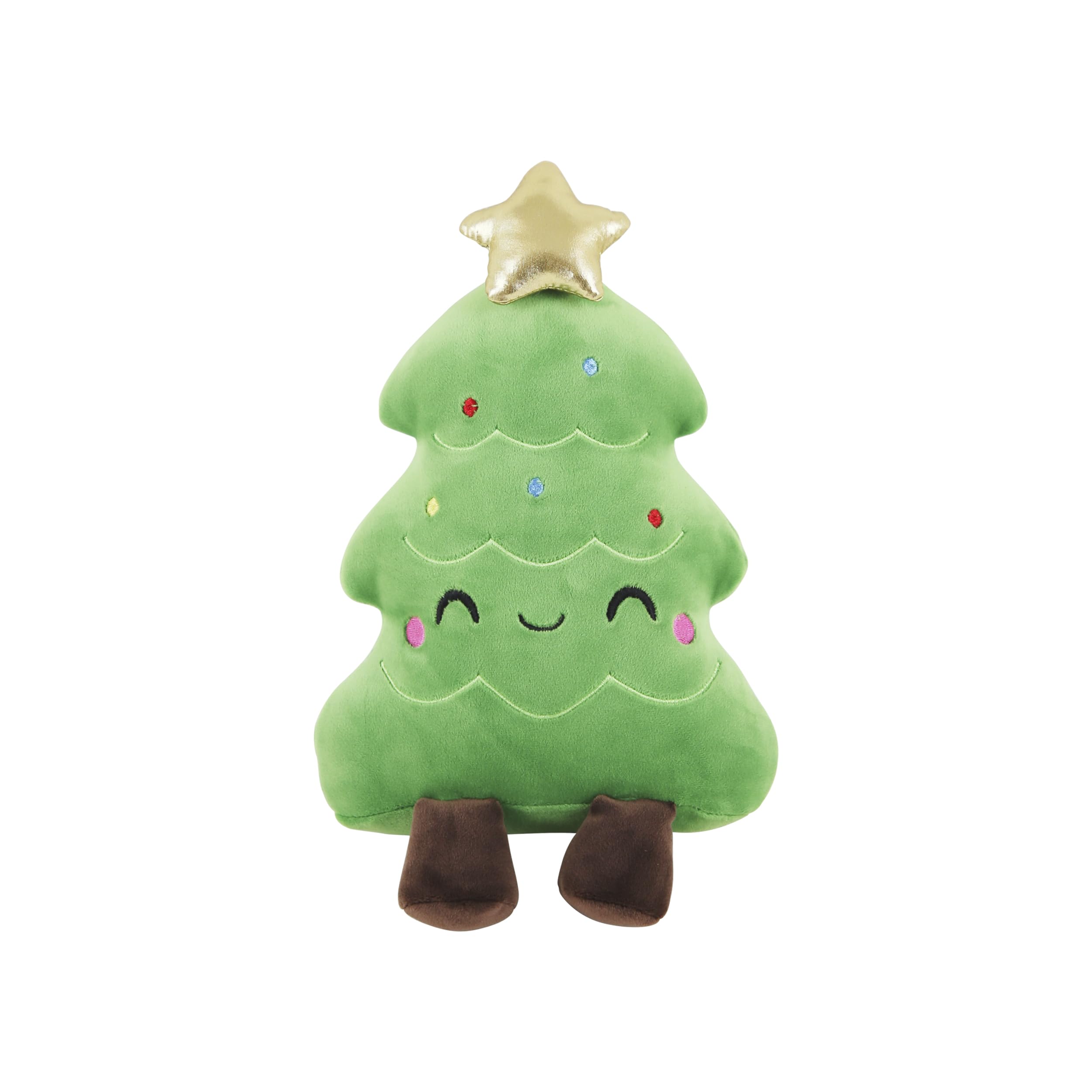 Eurowrap 8" Plush Christmas Soft Plush Toy - Adorable Christmas Plush Tree - Perfect for Children, Presents for Kids