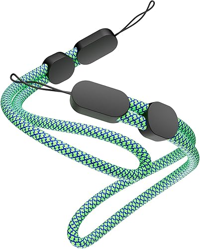 Avorast Cordón ajustable de fibra de carbono para teléfono GoPro, cámara, funda de teléfono, llaves, llavero, unidad flash USB, linterna, correa de