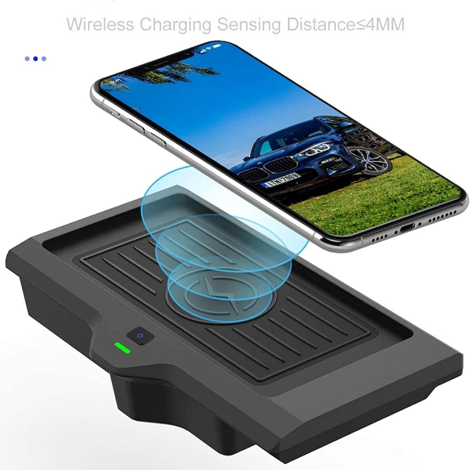 car wireless charger fast wireless qi car charger 10w fast charging cell phone charging charging pad for bm w x3 x4 2018 2020 easy installation withou