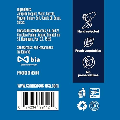 Vista 3 de San Marcos Chiles Jalapeños Enteros, 26 Onzas