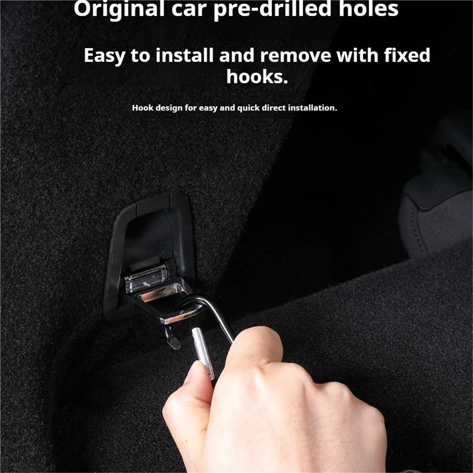 Rete portaoggetti Auto Cargo Net for Car Specialized Trunk Fixed Luggage Storage Organizer Mesh Bag Auto Interior Holder(L6 L7 L8 L9-A)