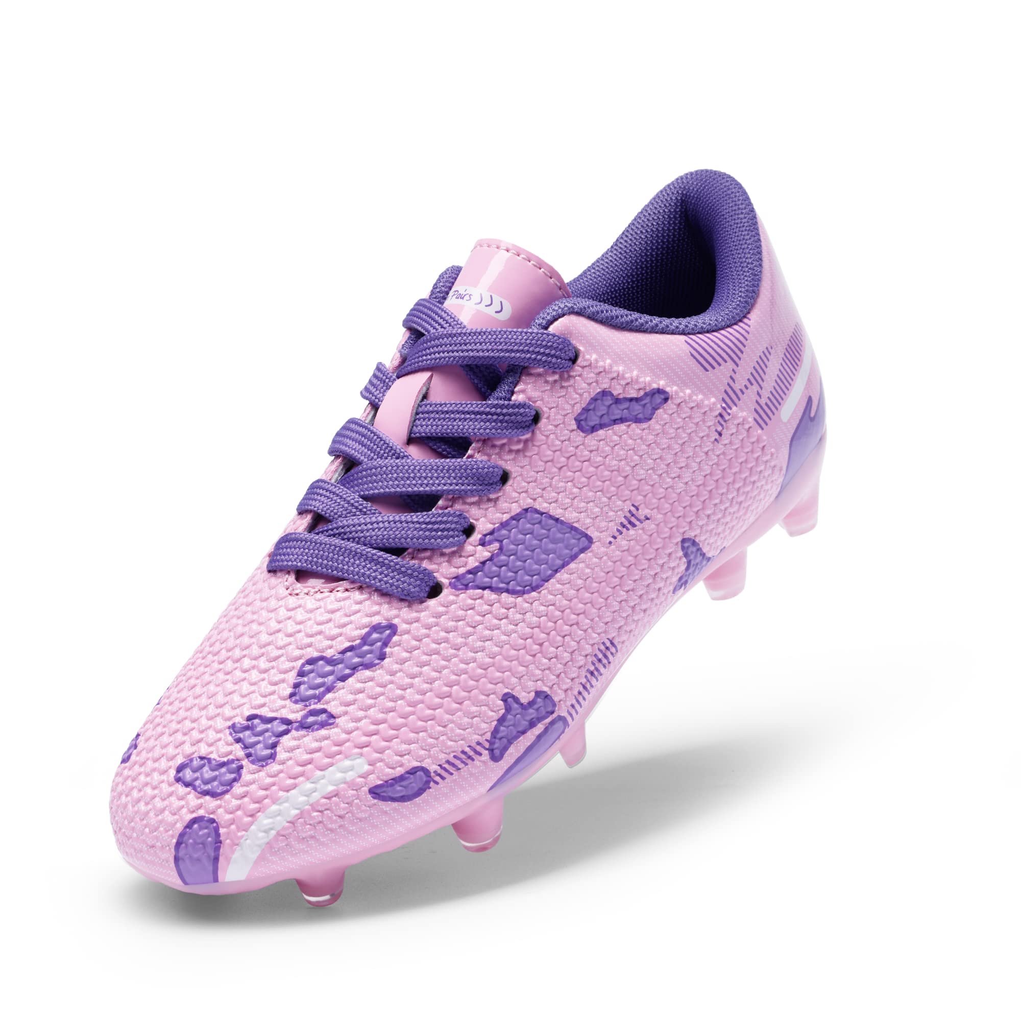 DREAM PAIRS Kids Chaussures de Football pour Enfants Durable Chaussures à Crampons avec Laçage latéral pour Garçons Confortable SDSO2301K