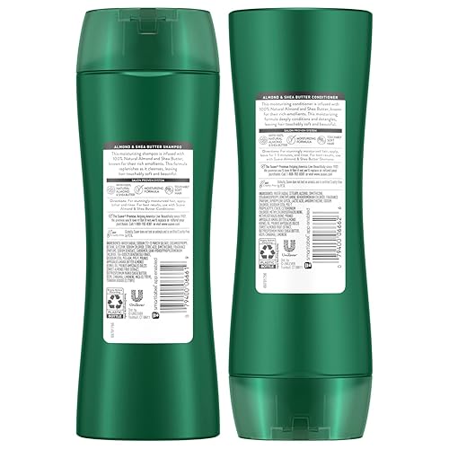 Miniatura 9 de Suave Set de champú y acondicionador, almendra y manteca de karité, champú y acondicionador hidratante, tratamiento para cabello seco, perfumado,