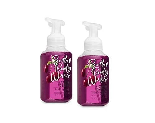 Bath and Body Works Black Cherry Merlot - Jabón de manos espumoso suave, 8.75 onzas