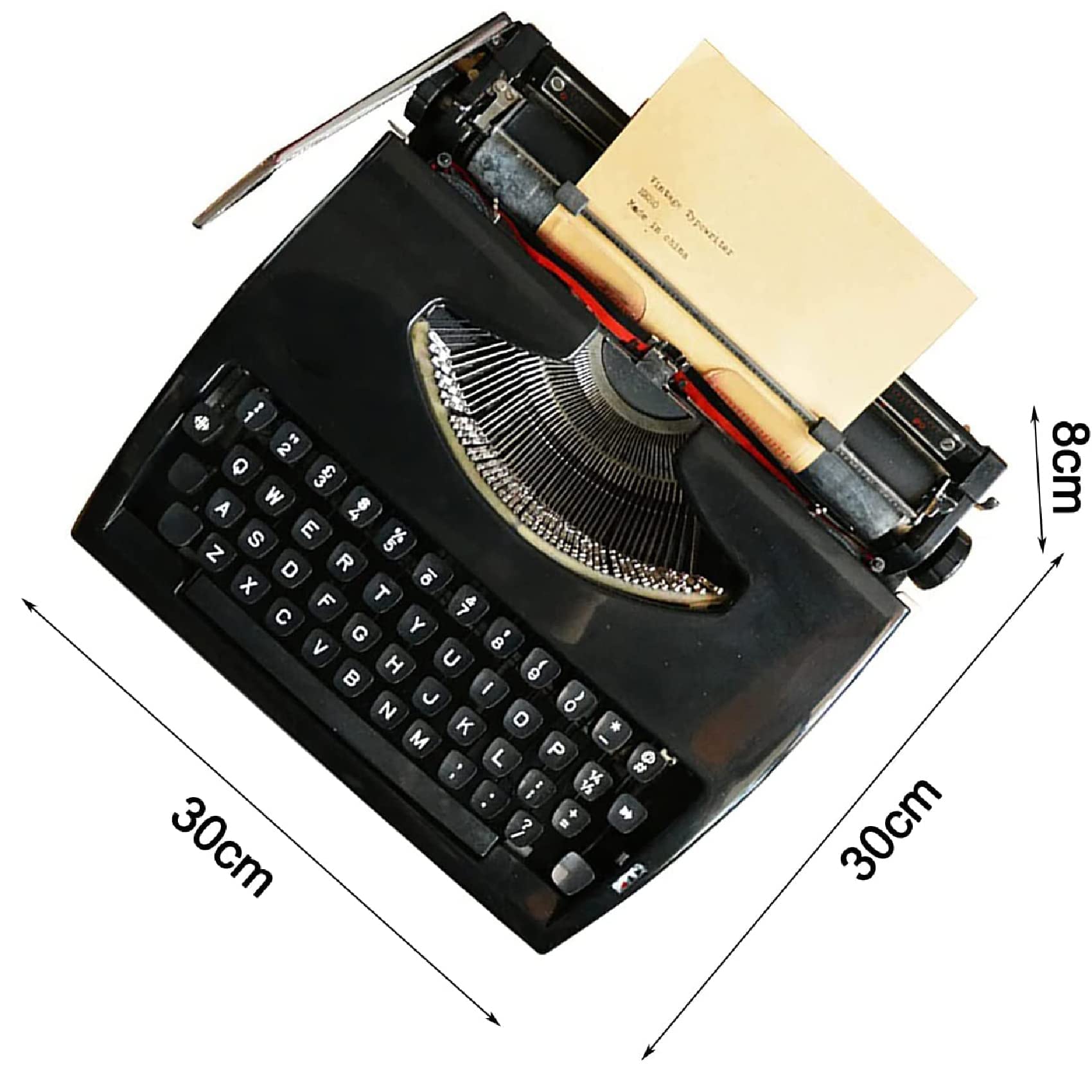 Macchina da Scrivere Meccanica Inglese, Macchina da Scrivere Manuale Portatile Tradizionale Vecchio Stile, per Appunti o Lettere o Scrittura Creativa, Regalo letterario per scrittori