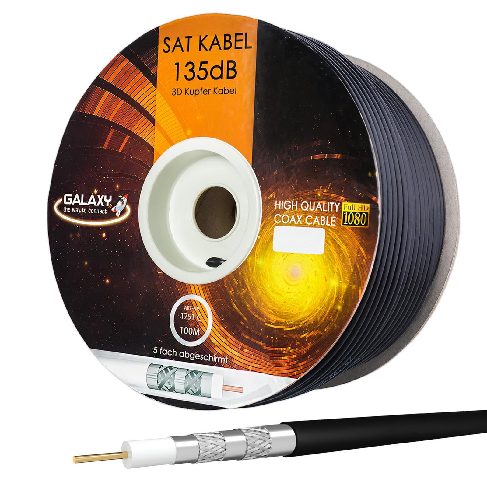 HB-DIGITAL, cavo coassiale satellitare e connettore a F