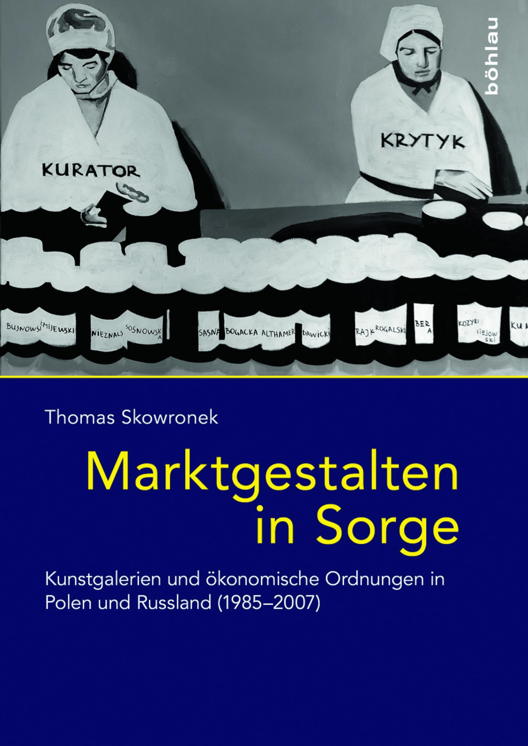 Ouvrage de recherche galeries d'art et économie en Pologne et Russie