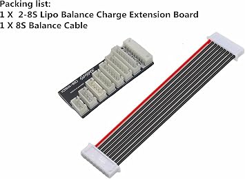 Lipo Battery Balance Board 2-8S Charge Board Extention Expansion Board Adapter Converter for XH Connector Balance Board