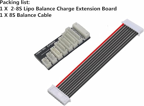 Lipo Battery Balance Board 2-8S Charge Board Extention Expansion Board Adapter Converter for XH Connector Balance Board
