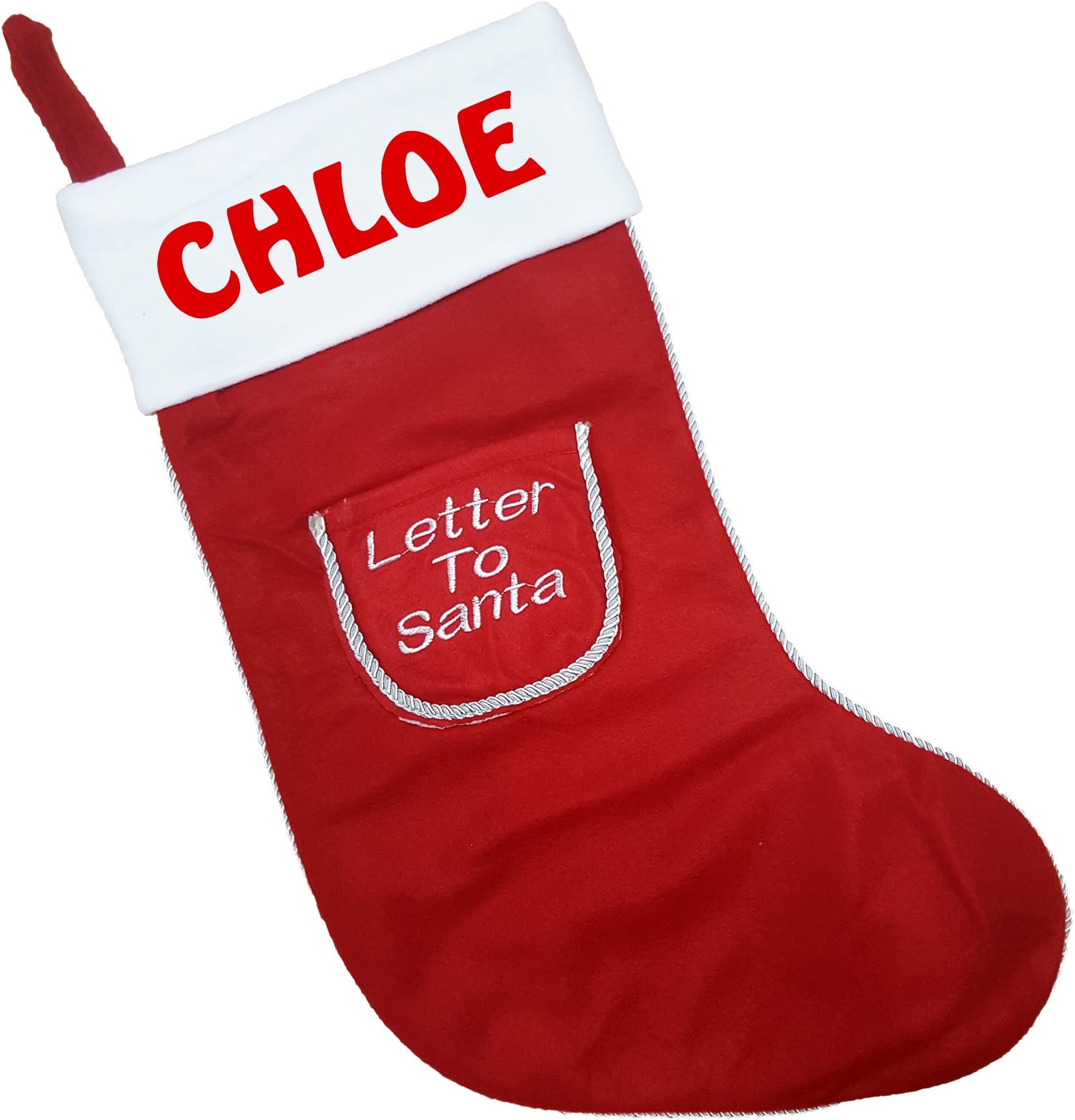 Personalised Any Name Letter To Santa/Xmas Stocking