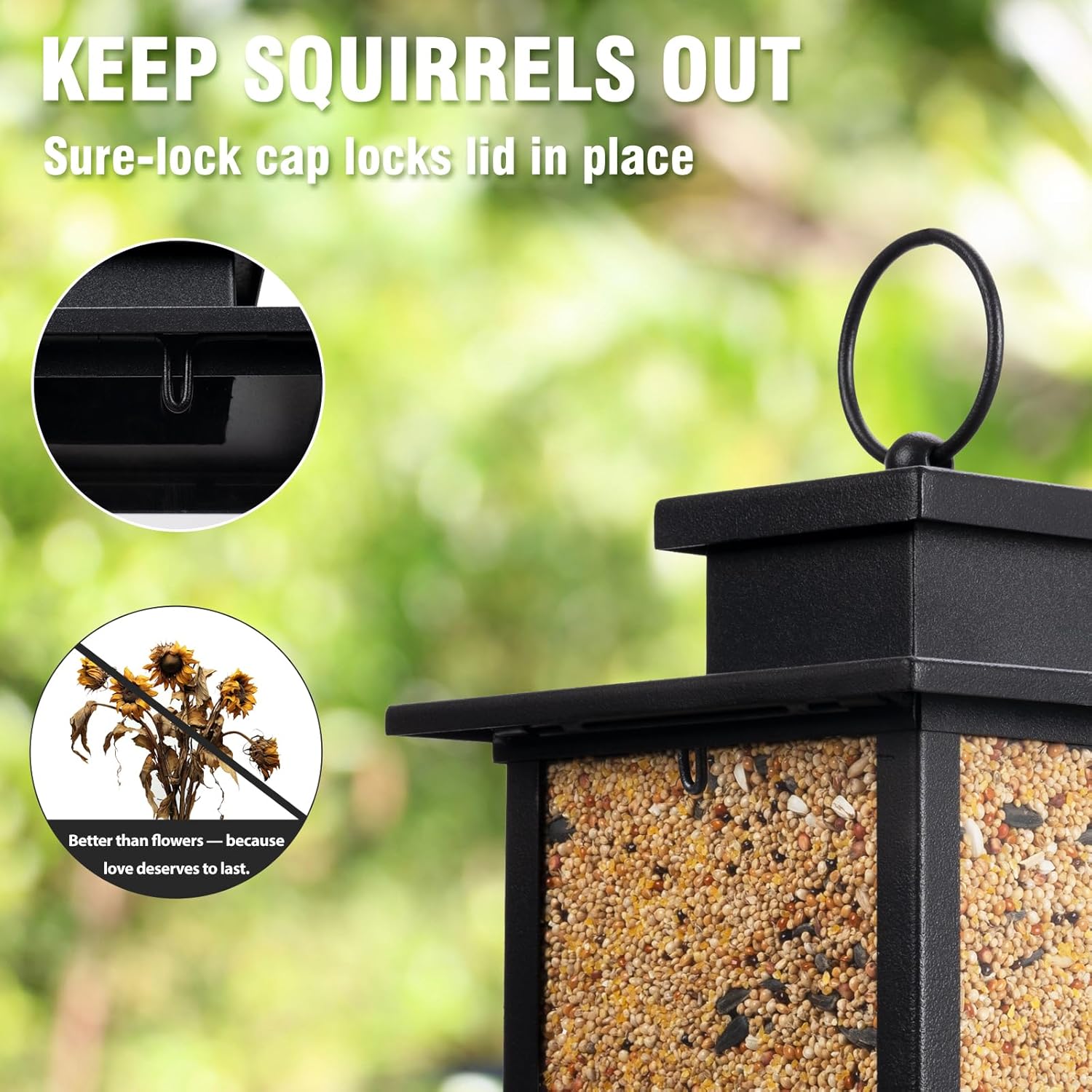 Memorial Gifts for Loss of Mom - Sympathy Bird Feeder Cardinal, Funeral Bereavement Grief Condolences Sympathy Gifts for Loss of Loved One Mother - Image 3