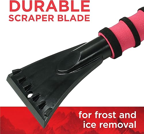 Vista 11 de Mallory Force 2-518 Cepillo de nieve de 17 pulgadas con raspador de hielo para automóviles, paquete de 2