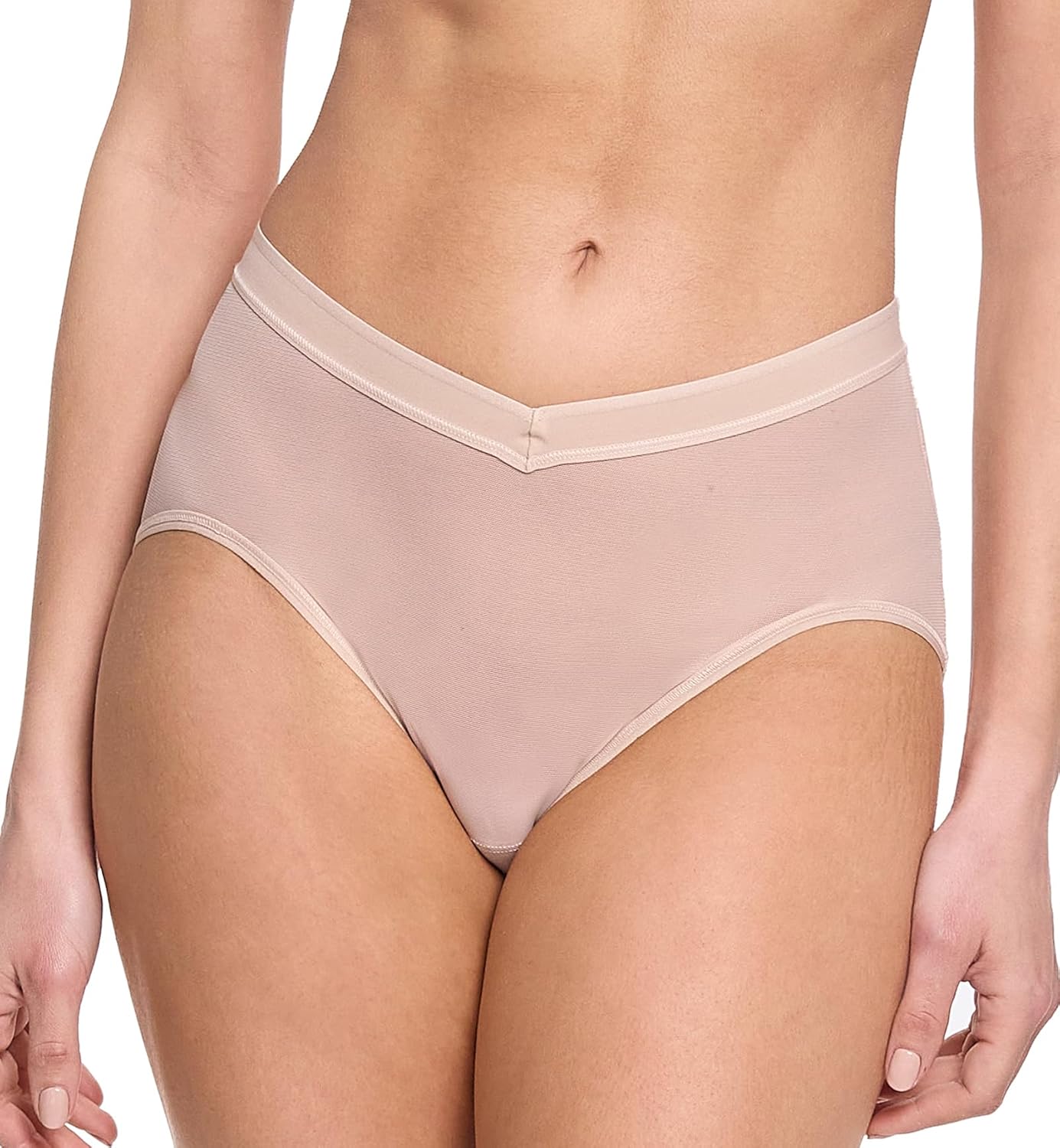 hanky panky Mesh High Cut French Brief (7M2444)
