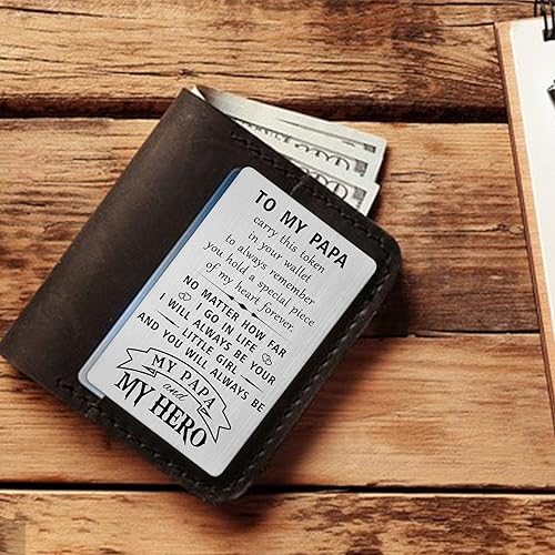 Miniatura 5 de HYHYDHP Tarjeta de regalo para el día del padre, tarjetas de regalo para papá de nietos, nietas, ideas de cumpleaños y Navidad