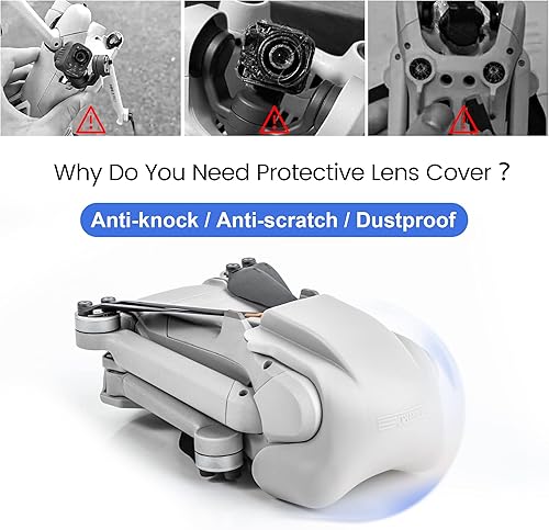 Miniatura 3 de STARTRC Protector de hélice Mini 3 Pro, protector de hélice extraíble de liberación rápida y protector de cardán Mini 3 Pro, cubierta de lente,