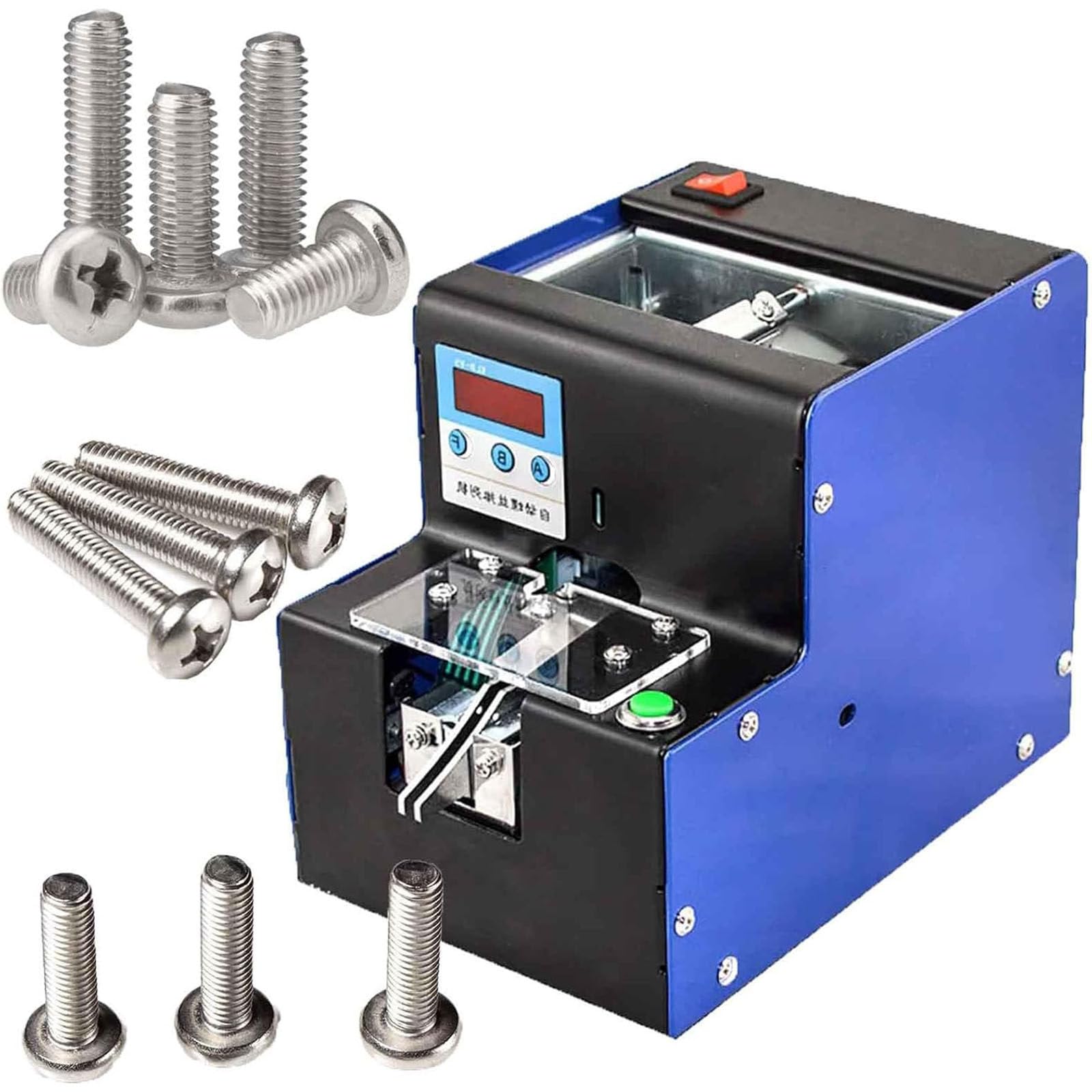 YXYLJOZ Automatic Screw Counting Machine,With Digital Display & Feeder, Efficient Screw Arrangement Systems,High Speed Automatic Screw Counterfor Packaging Industry