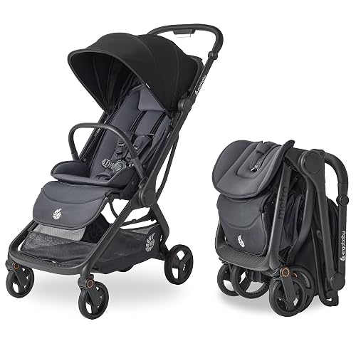 Compact folding stroller