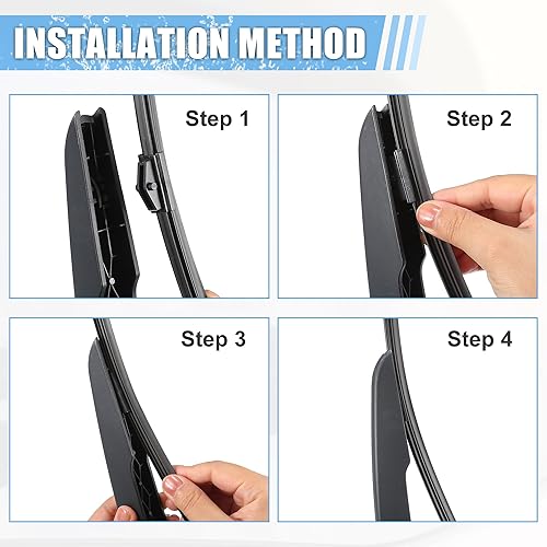 Miniatura 3 de ACROPIX Juego de 2 piezas de repuesto de brazo de limpiaparabrisas trasero, calidad de fabricante original del equipo, compatible con BMW X1 F48