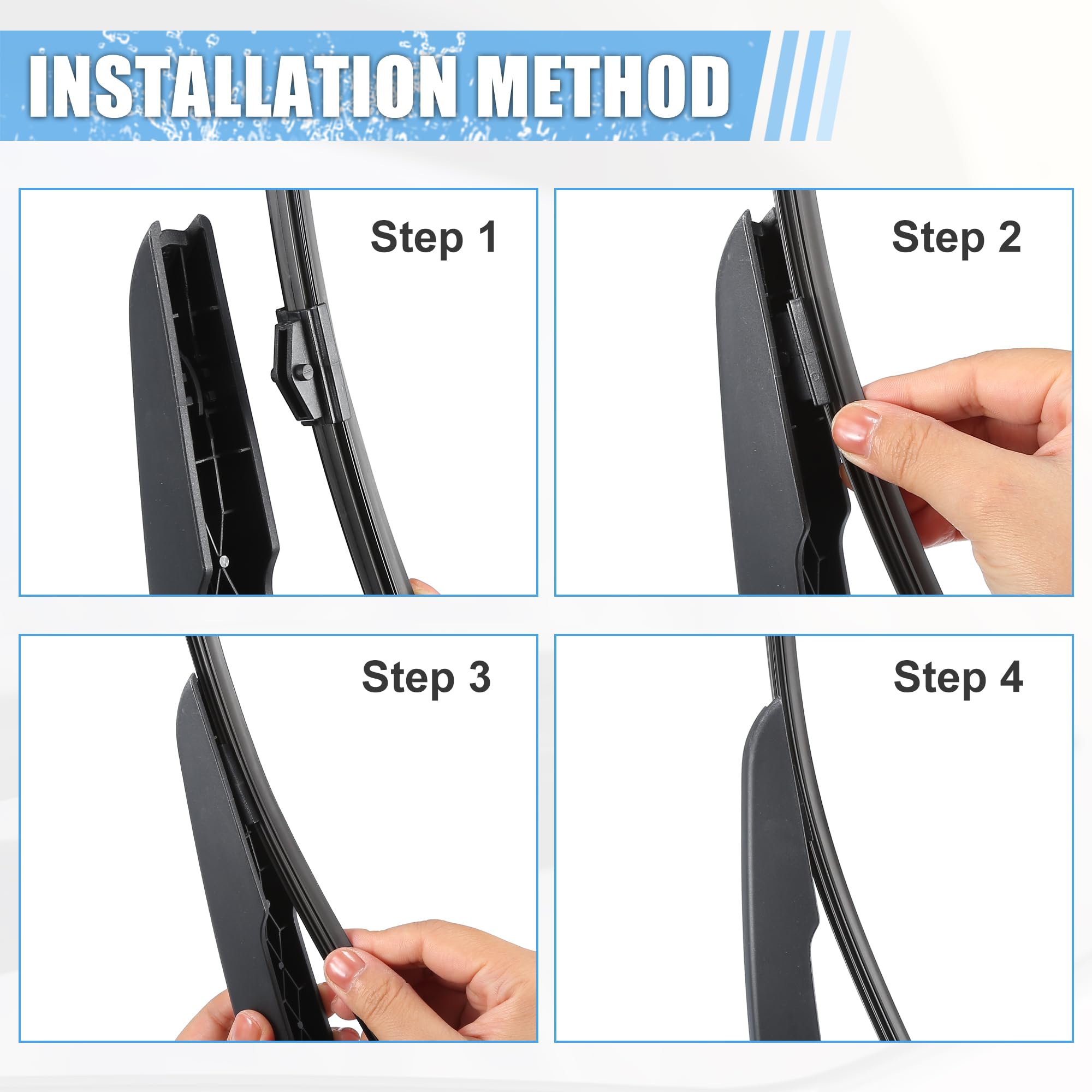 ACROPIX Rear Windshield Wiper Blade Arm Replacement Set OEM Quality Fit for BMW X1 F48 2015-2022 for BMW X2 F39 2018-2023 - Pack de 2