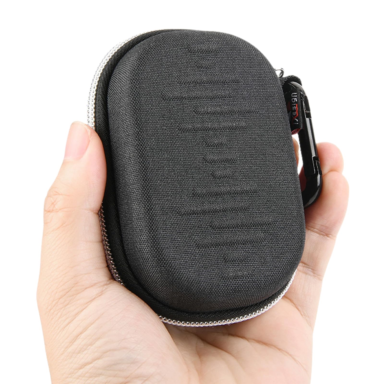 Reise-Hartschalen-Schutzhülle für Kopfhörer mit stoßdämpfender Netztasche für Ladebox und Zubehör