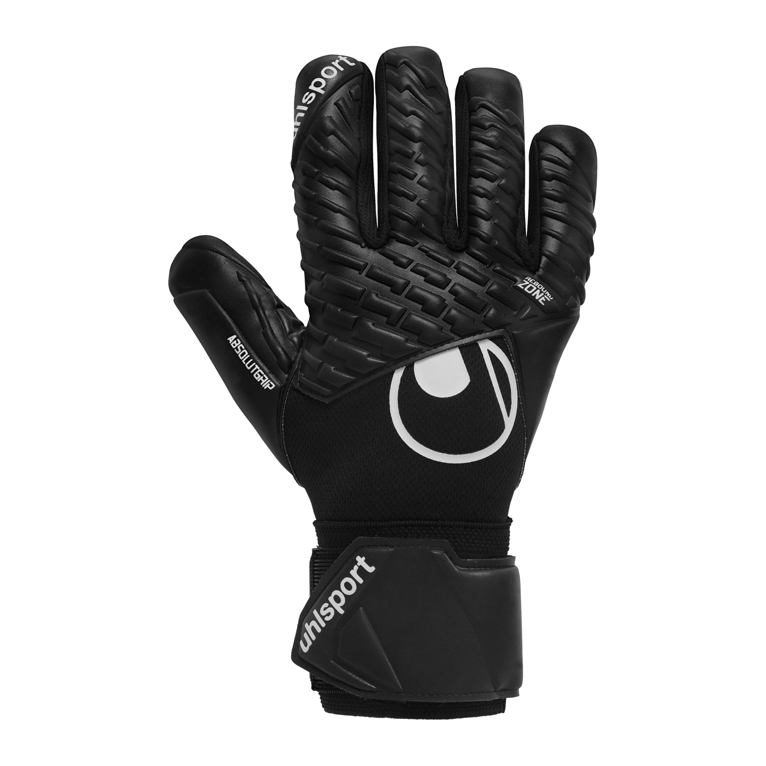uhlsport Comfort Absolutgrip HN Goalkeeper Gloves – Goalkeeper Gloves with ABSOLUTGRIP, Semi-Negative Cut and High Wearing Comfort