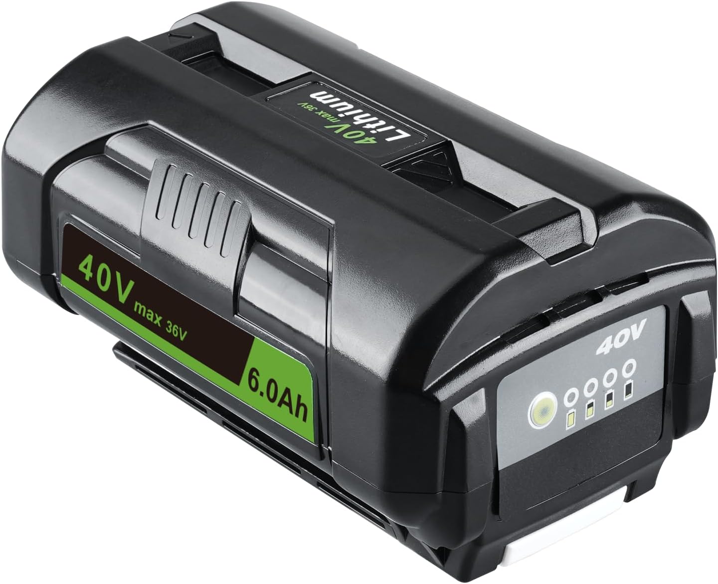 VANTTECH OP4040A1 36V/40V Max Lithium-ion Battery Replacement for Ryobi 6.0Ah Battery OP4040 OP4050A OP4026 OP40201 OP40261 OP4030 OP40301OP4050 OP40601 mit LED Indicator