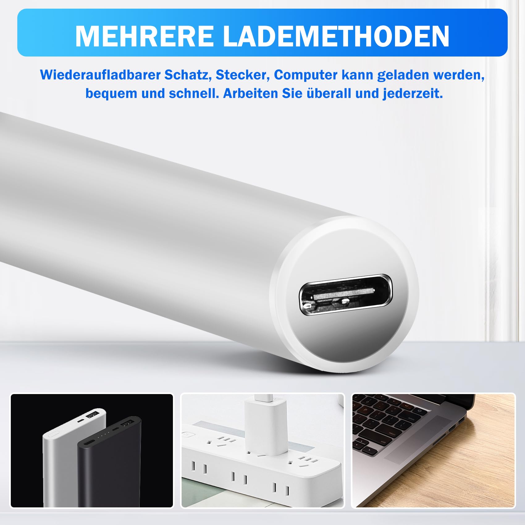 GAOUTO Juego De Soldador USB Recargable Con 3 Temperaturas 330-450°C – 3 Puntas, Soporte Y Estuche, Calentamiento Rápido Para Electrónica Y Bricolaje