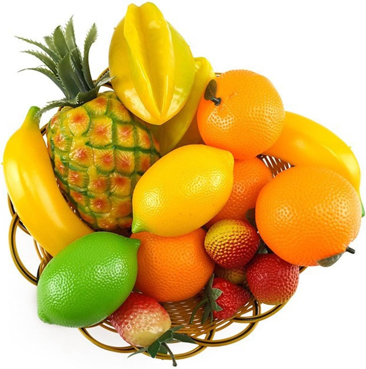 6Pcs Artificial Fruit Fake Simulation Photography Props For Kitchen Parties Decorations 24 Kind Of