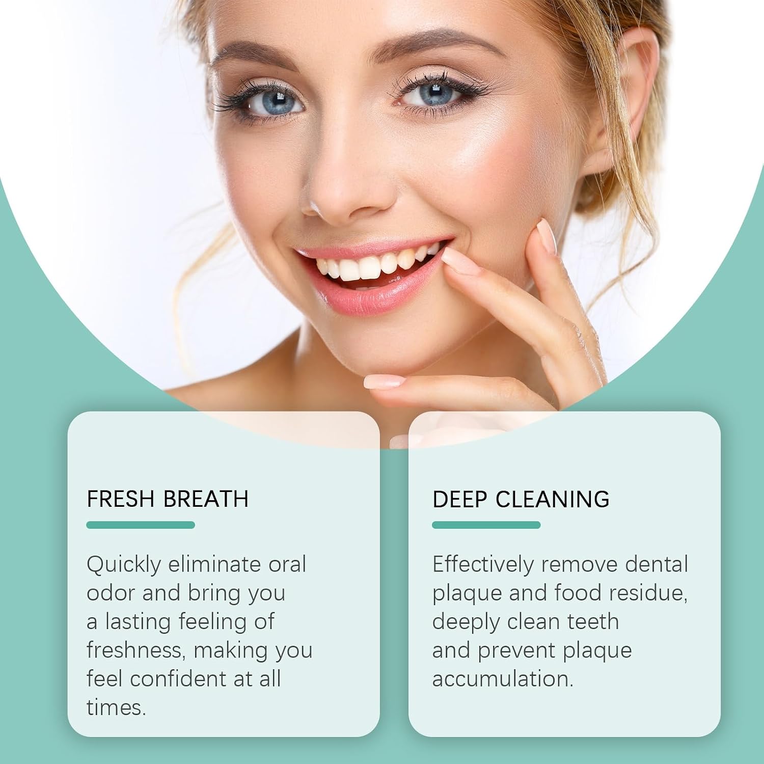 Mint Fresh Breath Tooth Powder—Combats Plaque Buildup and Food Debris, Deep Cleans Teeth, Quickly Eliminates Odors, and Provides Lasting Freshness(4pcs)