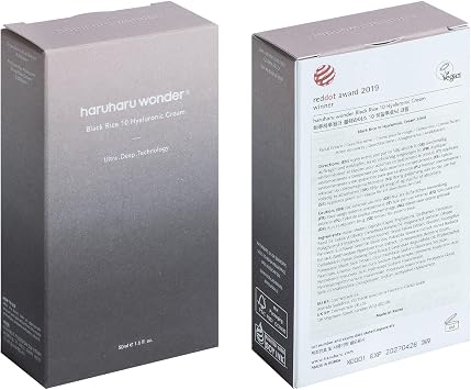 haruharu wonder Black Rice 10 Hyaluronic Cream, Face Moisturizer, Vegan, Cruelty Free, Daily skincare, Korean Skincare, 50ml