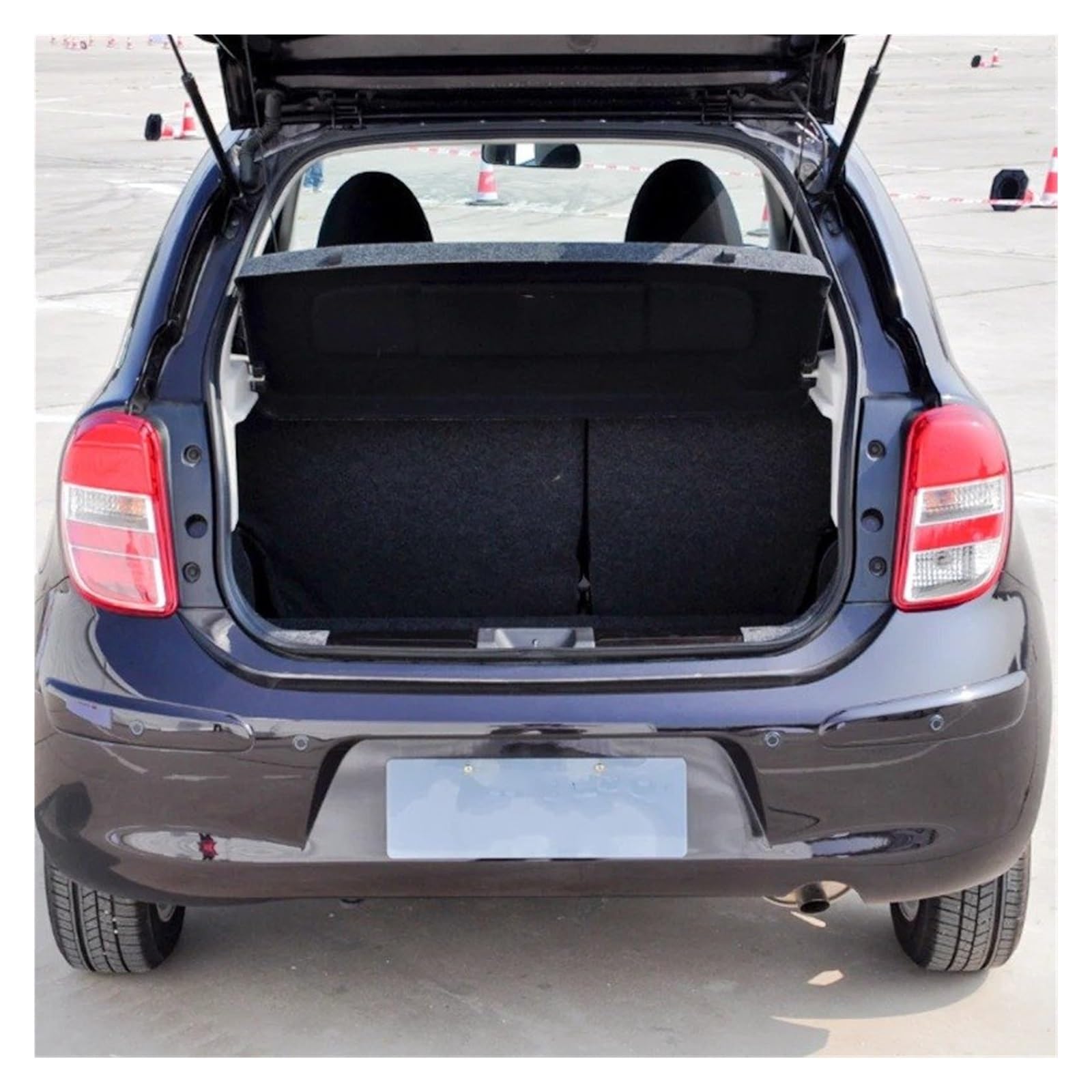 Copertura Bagagliaio per Nissan per Marzo per Micra Accessori Interni Auto Copertura per Bagagliaio Non Retrattile Portapacchi Anti-Peeping Cofano Bagagliaio