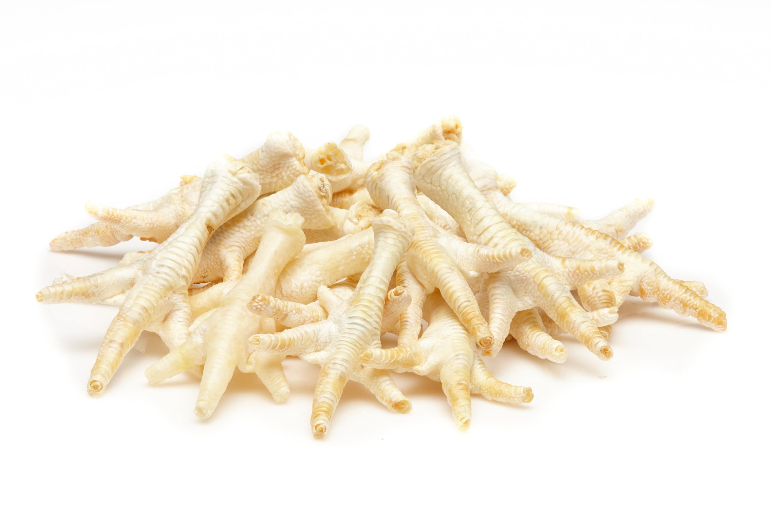 Frigera Pattes de Poulet soufflées 150pcs 2100g friandise pour Chiens sans Gluten sans céréales Riche en protéines