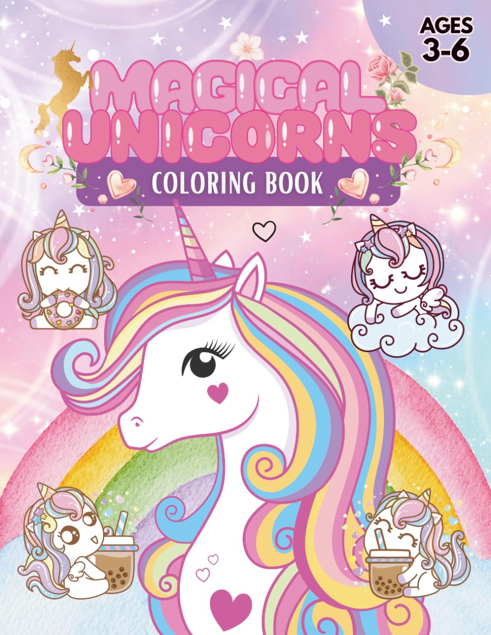 Magical Unicorn for Kids Ages 3–6: A Fun and Easy Coloring Adventure with Unicorn Magic in Every Season (Unicorn Adventures Coloring Series)