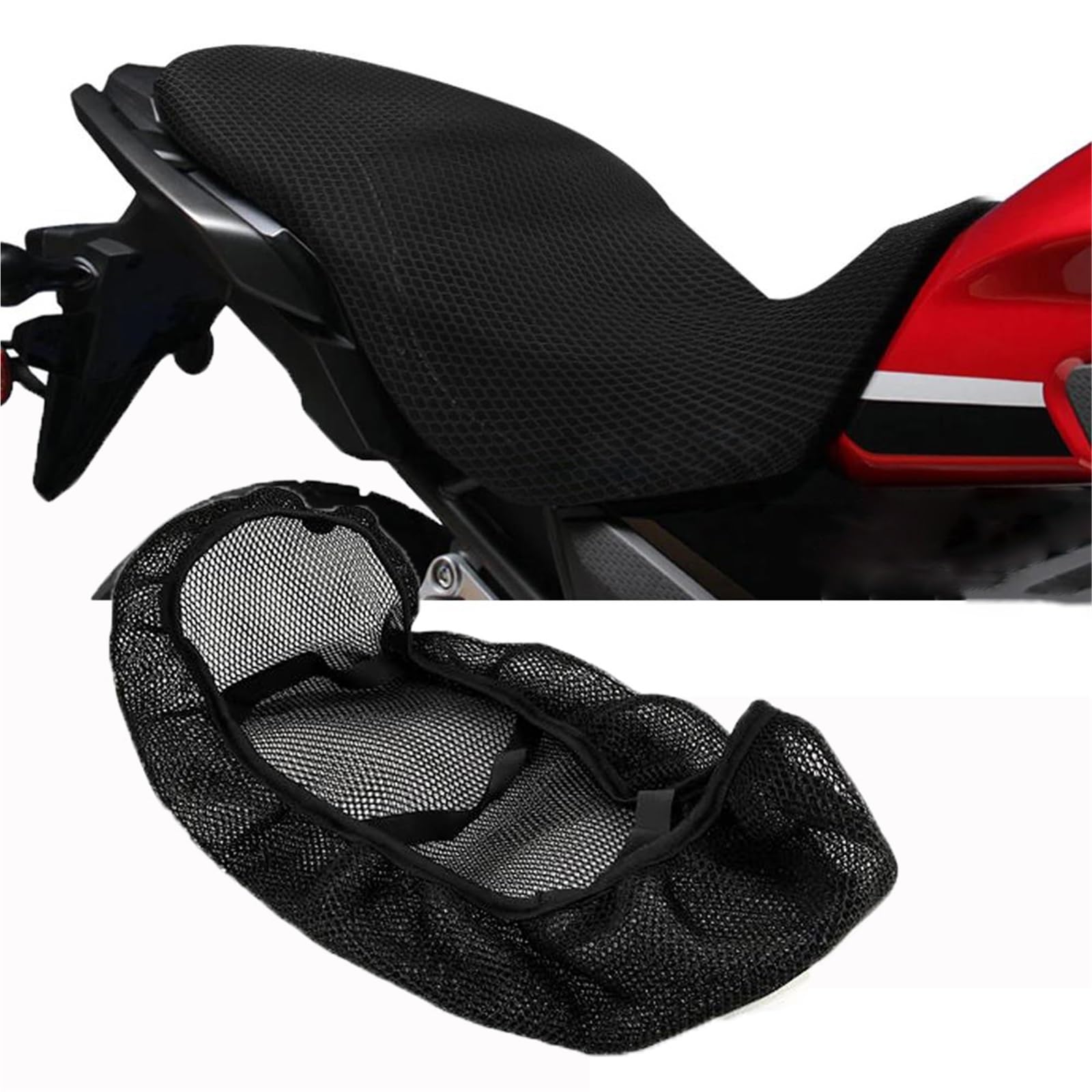 Funda de asiento de malla 3D para Honda CB500X protector transpirable 5