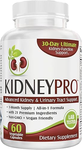 Miniatura 8 de Kidney-Pro (todo en 1) con 21 suplementos de salud renal en 1 fórmula que incluye extracto de arándano, suplemento de apoyo total del riñón,