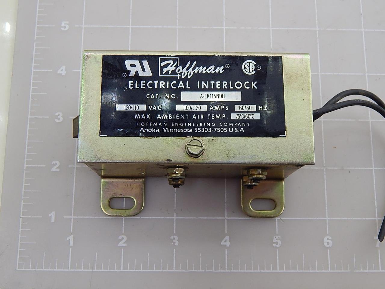 HOFFMAN ENCLOSURES AEK115NDH Switch, Safety Interlock, 630mA