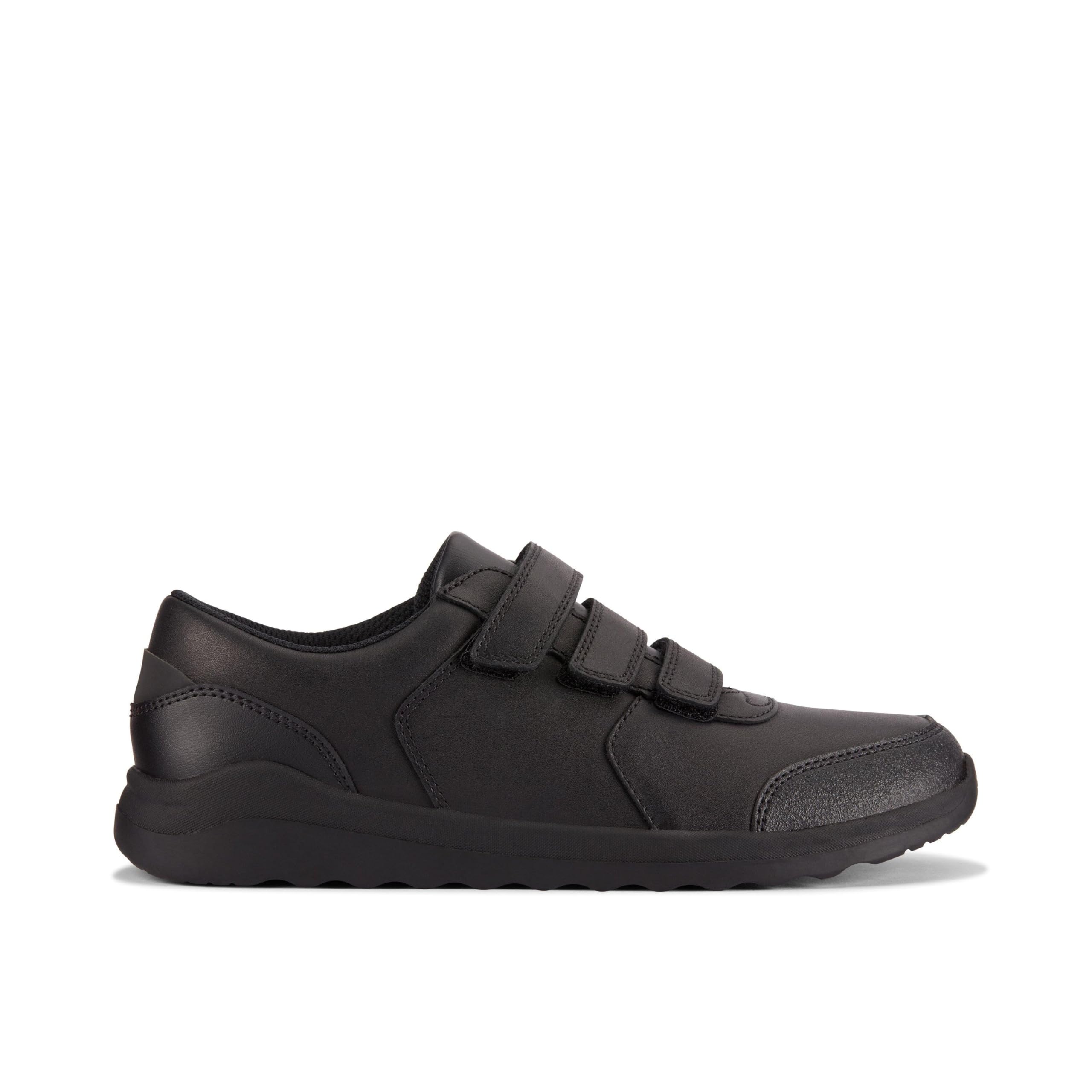 Clarks Originals Unisex's Daze Step 2 Y Shoe, Black Leather, 5.5 UK