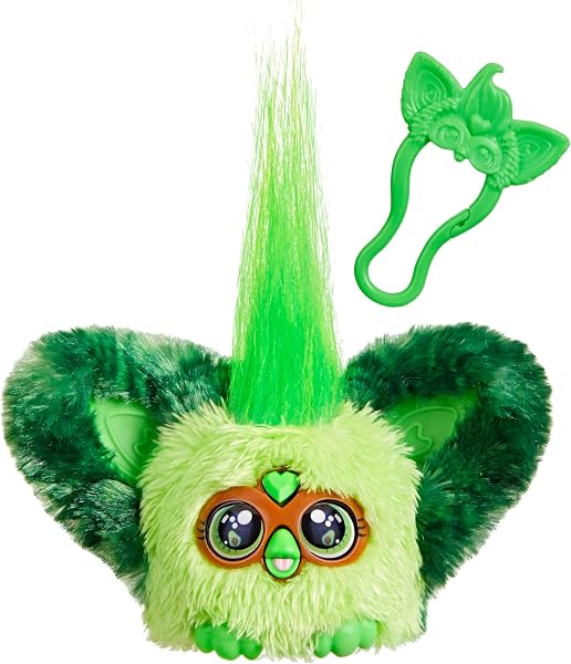 Furby Furblets, AVO-KAH, Peluche in Miniatura a Tema Avocado, Verde, con Musica e Suoni, Giocattoli di Cibo per Bambini e Bambine dai 6 Anni in su - 1