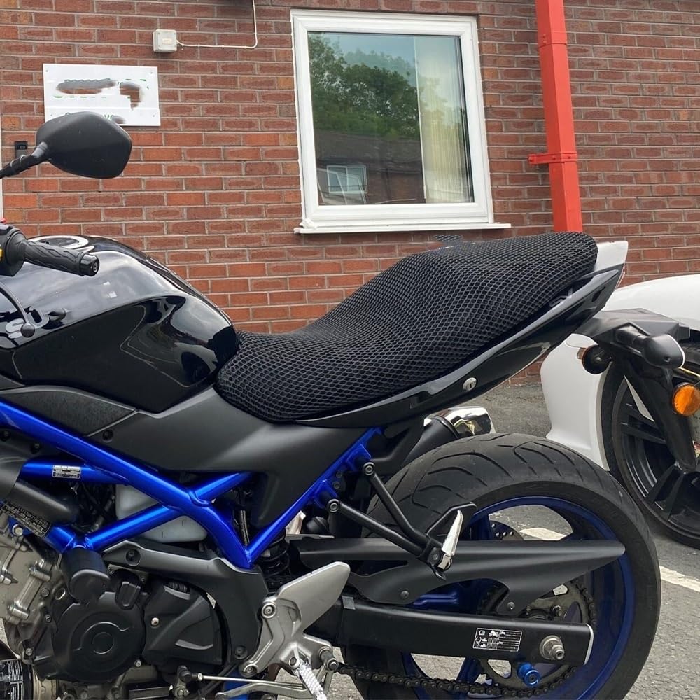 Funda Asiento Moto Funda De Asiento Air Flow para Motocicleta Transpirable, para SV 650 2019-2023