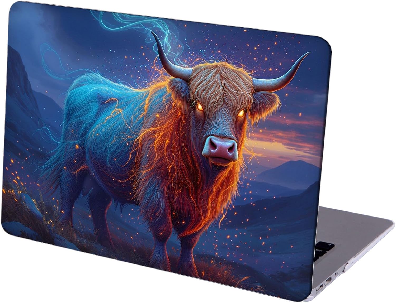 Compatible with MacBook Neo 13-inch, Hard Shell Case with Keyboard Cover and Screen Protector (A3404 A18 Pro chip, 2026 Release) - Highland Cow MC22957