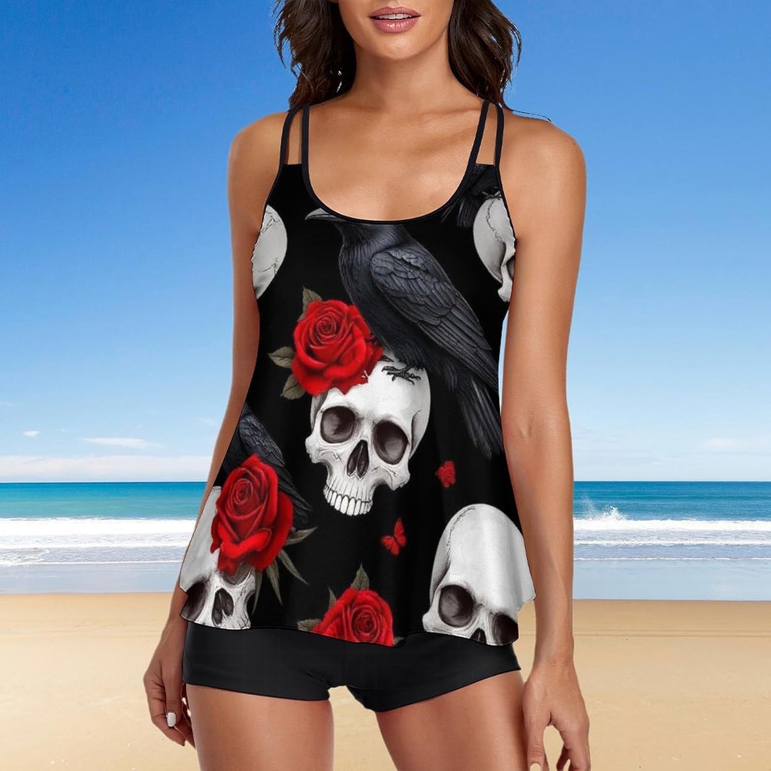 Women Two Piece Swimsuits, Swimwear Monokini, Bathing Suit, Bikini Set