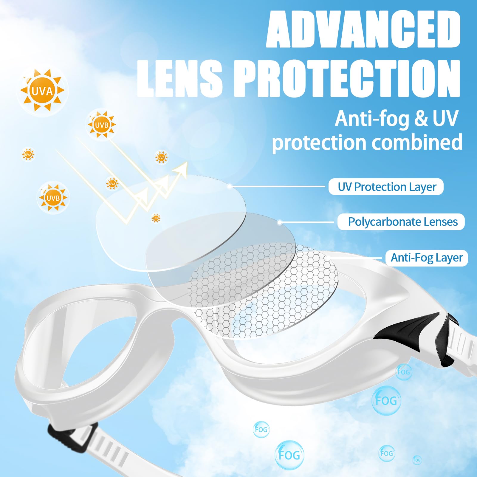 Gafas de natación para adultos 0052