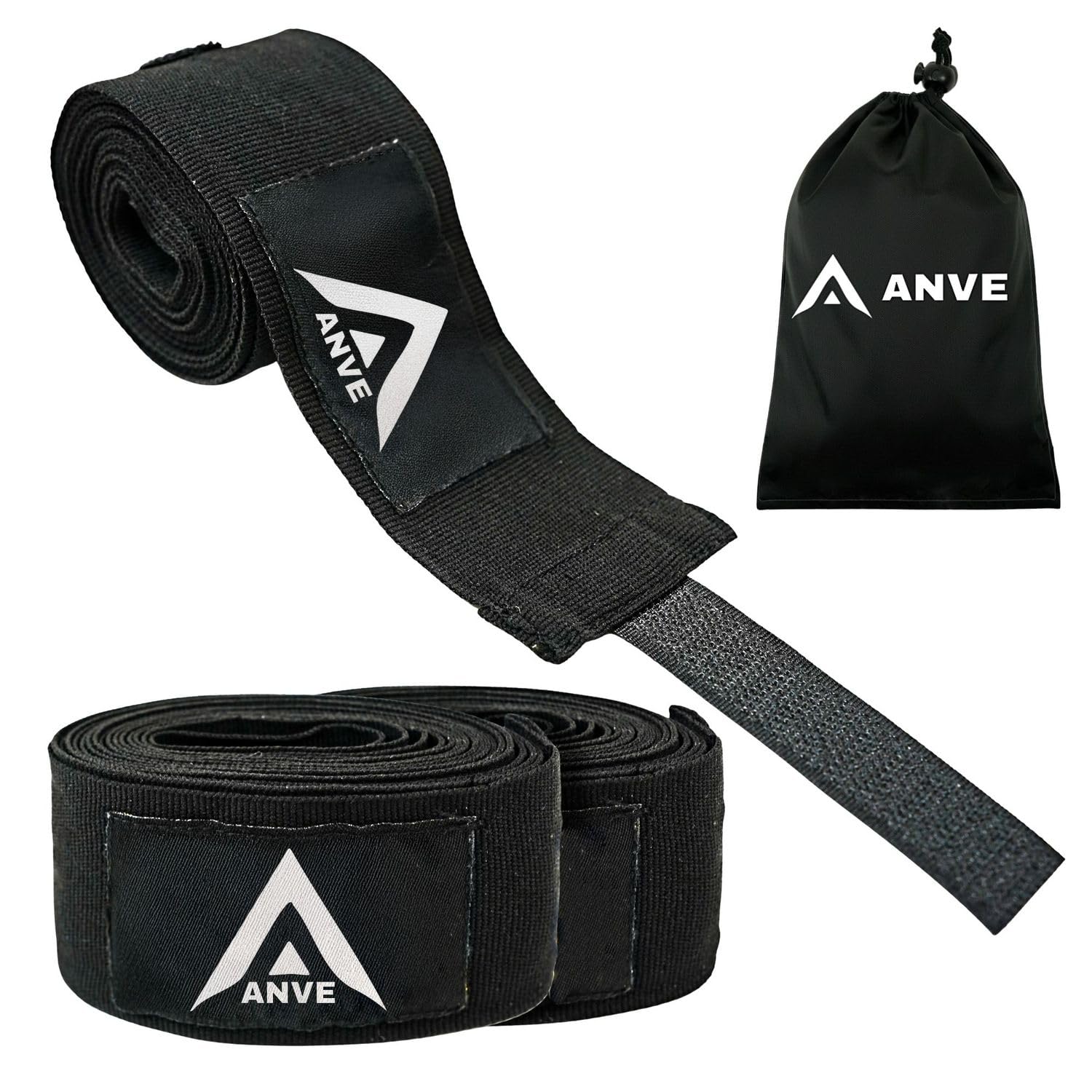 ANVE®️ Vendas Boxeo 100% Poliester + Bolsa de Almacenamiento | Vendas de Boxeo de 3 Metros para Boxeo, Muay Thai, Kick Boxing. etc. - 2