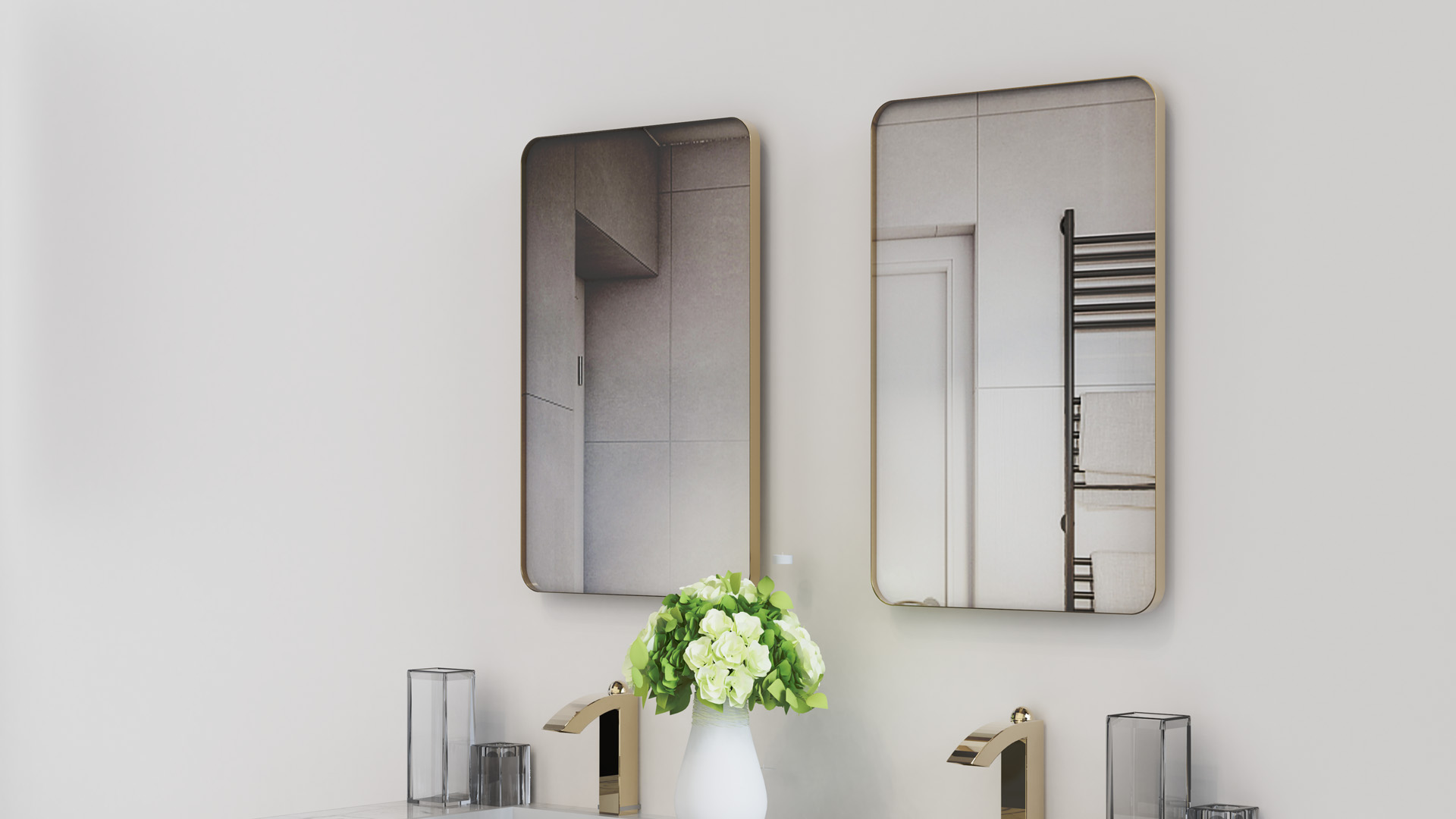 新品24-25NOVEMBER ARTISVE152cm Amazon.com: VocalStar Gold Bathroom Mirror for Wall, 24 x 36